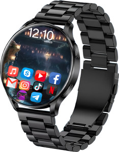 GameSir Active 2 Round Stay Connected with YouTube, Facebook, and Insta Notifications Smartwatch