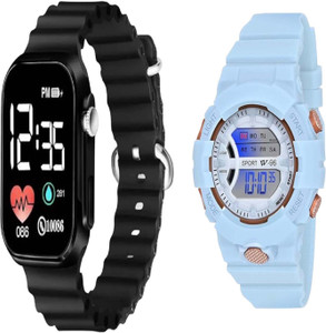 KYOKA Digital Watch Waterproof Square Watch, Digital Multi Function Kids Sports Watch Smartwatch