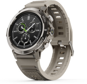 GOBOULT Tuff Hawk 1.39" HD Display, Working Crown , Quick Access Torch Smartwatch