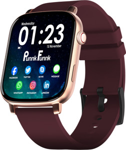 PunnkFunnk Edge-Lite | 1.99" AMOLED Display | BT Calling | AI Voice | Music Play | Fitness Smartwatch