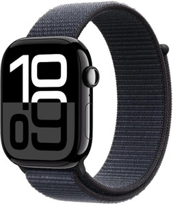 Apple Watch Series 10 GPS 46mm Jet Black Aluminium with Ink Sport Loop