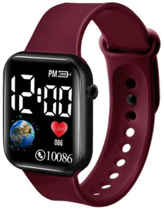 TAOSTRY LED Luxurious Fashion Silicone Digital (No calling function) _KID05 Smartwatch