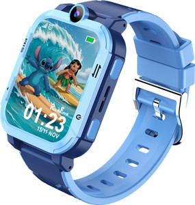 PunnkFunnk Safeguard AMOLED Display, 5G/4G Sim Calling, Selfi Camera with GPS Tracking Smartwatch