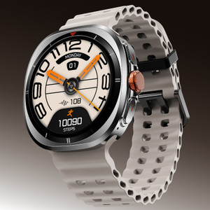 Fire-Boltt Axiom 1.43" AMOLED Display Smartwatch BT Calling, Wireless Charging & Metal Case Smartwatch