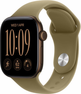 Apple Watch Series 12 GPS+Cellular 42mm Aluminium Case with Olive Sport Band-S/M