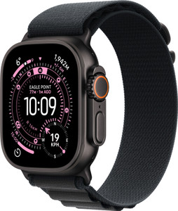Apple Watch Ultra 3 GPS + Cellular 49mm Black Titanium Case Black Alpine Loop - Medium