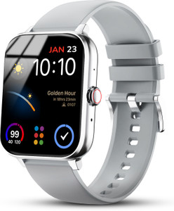 Nervfit Vibe 1.85" TrueColor+ Super HD, BT Calls, Waterproof, HR, BP, Sleep tracking Smartwatch