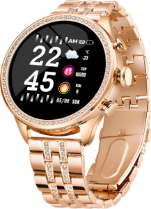 WTG PF9 Series 1.39" AMOLED Display Music & Fitness BT Calling Luxury Design girls Smartwatch