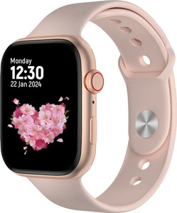 WTG i8 Pink 1.54" HD Display Bluetooth Calling, Notifications, Music & Fitness Smartwatch