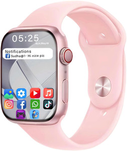 GameSir I8 Pink-A1 Full Screen Touch Watch Specially Made for Girl & Women Smartwatch