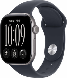 Apple Watch Series 12 GPS 42mm Space Grey Aluminium Case with Navy Blue Sport Band-S/M