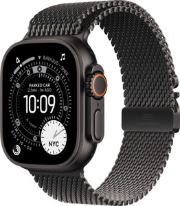 Apple Watch Ultra 3 GPS + Cellular 49mm Black Titanium Case Milanese Loop - Medium