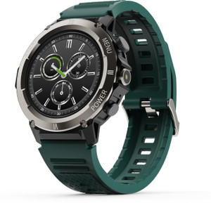 GOBOULT Tuff Hawk 1.39" HD Display, Working Crown , Quick Access Torch Smartwatch