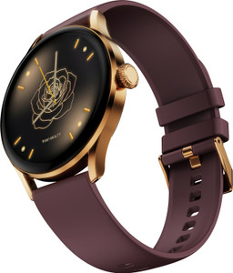 Fire-Boltt Glitz 1.19" AMOLED Smartwatch, Mocha Brown - Image 1