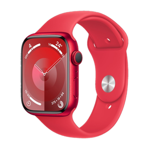 Apple Watch Series 9 GPS 45mm RED Case & RED Sport Band