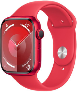Apple Watch Series 9 GPS 45mm RED Case & RED Sport Band - M/L