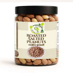 organic nature live Roasted Salted Peanuts | Crunchy Snack | Protein Packed