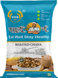 VGBNP 100% Natural & Original Roasted Chana ( Bhuna Chana) Unsalted Roasted Gram-500g
