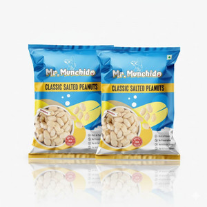 Mr.munchido Classic Roasted Salted Peanuts | Crunchy and Fresh Roasted Peanuts