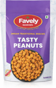 FAVELY Tasty Peanuts Namkeen – Crunchy Roasted Masala Peanuts | Spicy Protein-Rich Masala Peanuts