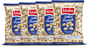 Kitoko Vacuum Packed Roasted Salted Peanuts Without Skin Crunchy Roasted Mungfali