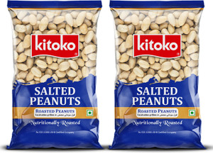 Kitoko Salted Roasted Peanuts Without Skin | Crunchy Salted Peanuts | Roasted Mungfali