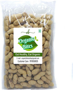 Organic Bites Groundnut With Shell, Roasted Peanut, Sabut Mungfali ( Roasted)