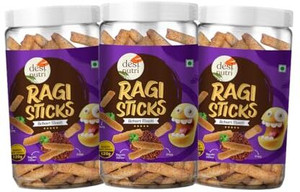 देसी न्यूट्री रेडी टू ईट रागी स्टिक्स अचारी मस्ती