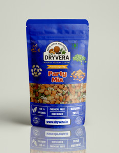 Dryvera Party Mix, Natural Roasted Nuts and Green Peas Snack,Perfect Snack for Any Event Mixed Nuts (Salted/Roasted)