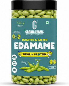 Granic Farms Roasted Edamame Beans | Salted Original | Plant - Based Protein Beans (Salted/Roasted)
