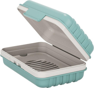 Crasts Portable Travel Soap Box Case Holder Plastic Bathroom Soap Case for Outdoor