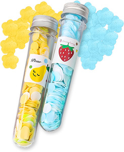 Multibrite Disposable Paper Soap Tube, Mixed Fragrance Paper Soap Sheets For All Skin Types