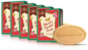 Mysore Sandal Soap 75g Pack of 5 - Image 2