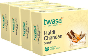 Twasa Haldi Chandan Bathing Soap For Glowing, Acne, Anti-Aging | All Skin Type
