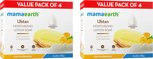 Mamaearth Ubtan Moisturizing Lotion Soap 4 Pieces - Image 6