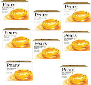 Pears Pure & Gentle Bathing Bar (8 x 75 g)