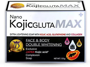 glutathione & kojic acid original dual soap NANO KOJIC GLUTA MAX EXTRA WHITENING SOAP - Price in India, Buy NANO KOJIC  GLUTA MAX EXTRA WHITENING SOAP Online In India, Reviews, Ratings & Features