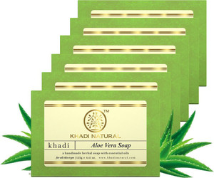 KHADI NATURAL Aloe Vera Soap for Smooth Hydrated Skin
