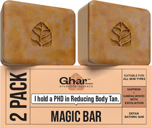 Ghar Sandal Wood And Saffron Soap - Image 6