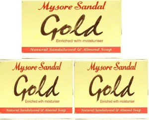 MYSORE SANDAL Gold, Pack of 3