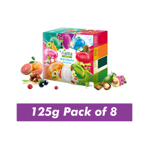 FIAMA Mega Celebration Pack With 8 Unique Soap Gel Bathing Bars, For Moisturized Skin.