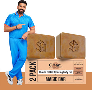 Ghar Sandal Wood And Saffron Soap 100g - Image 6