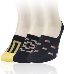TRAZO Men Self Design Peds/Footie/No-Show