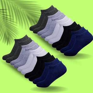 MJE Men & Women Solid Ankle Length, Peds/Footie/No-Show, Low Cut