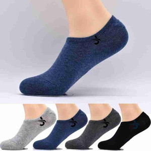 OKHARVI Men Color Block, Striped, Printed, Laser Cut, Solid Peds/Footie/No-Show, Low Cut, Ankle Length