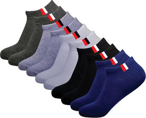 JEMOX Men Striped Low Cut