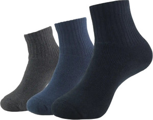 JOCKEY 7036 Compact Cotton Terry Men Solid Ankle Length