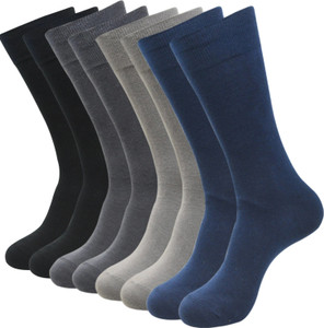 VAPINDIA Men Solid Mid-Calf/Crew