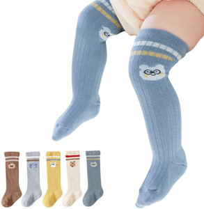 GUCHIGU Baby Boys & Baby Girls Solid, Printed Calf Length, Peds/Footie/No-Show