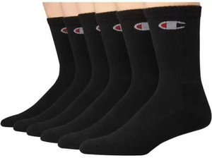 SHOESANDSOX Men & Women Solid Mid-Calf/Crew